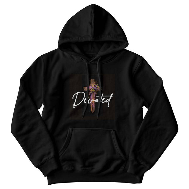 Inspiring Heart Cross Unisex Hooded Sweatshirt – Christian Gift for Women
