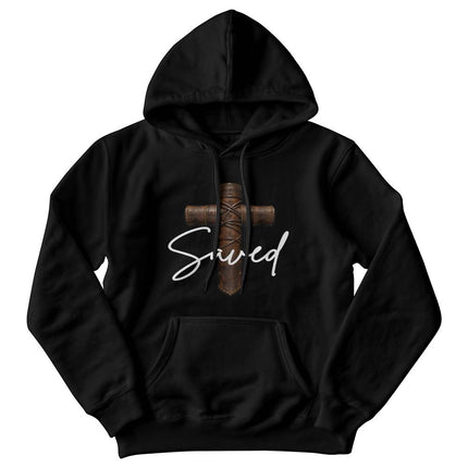 Saved Cross Hoodie – Christian Gift for Men