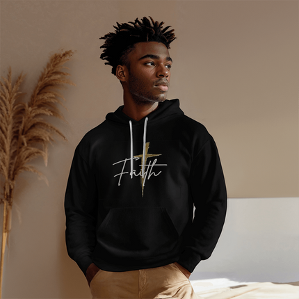 Faith Cross Christian Hoodie | Unisex Pullover