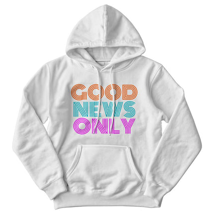 Good News Only Hoodie | White | Christian Hoodie