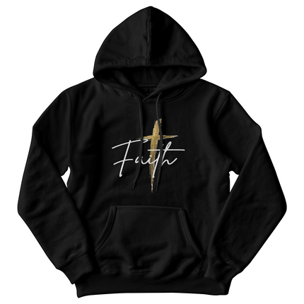 Faith Cross Christian Hoodie | Unisex Pullover