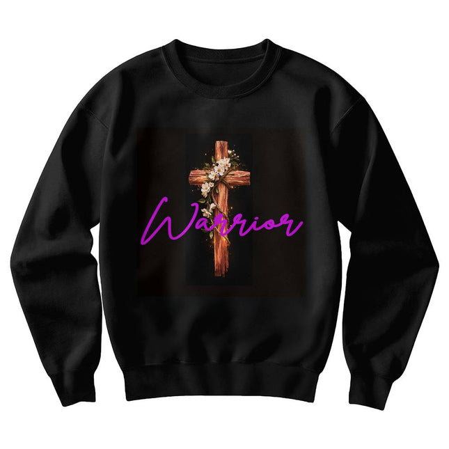 Inspiring Heart Cross Unisex Crewneck Sweatshirt – Christian Gift for Women