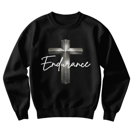 Endurance Cross Crewneck Sweatshirt – Christian Gift for Men