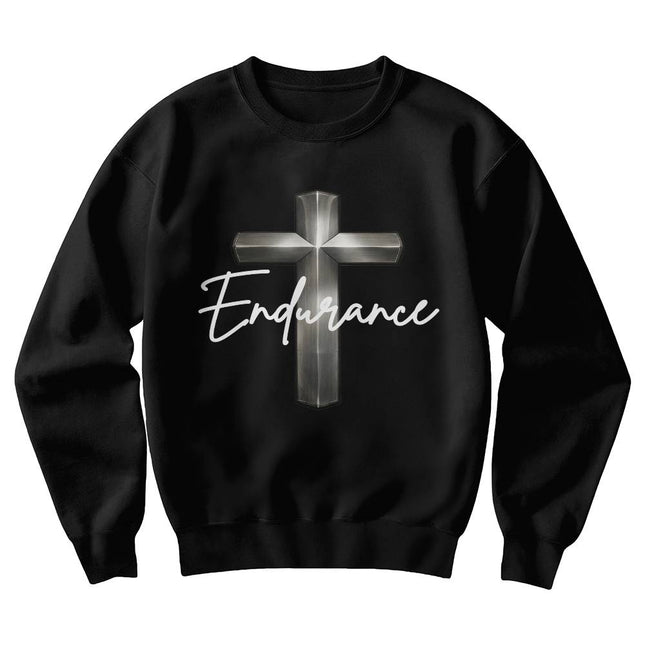 Endurance Cross Crewneck Sweatshirt – Christian Gift for Men