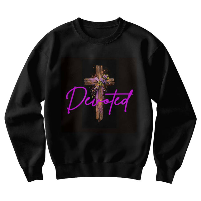 Inspiring Heart Cross Unisex Crewneck Sweatshirt – Christian Gift for Women