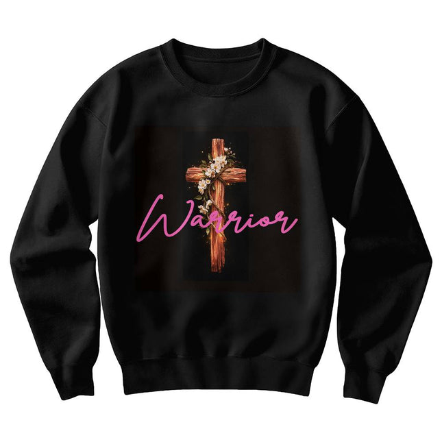 Inspiring Heart Cross Unisex Crewneck Sweatshirt – Christian Gift for Women