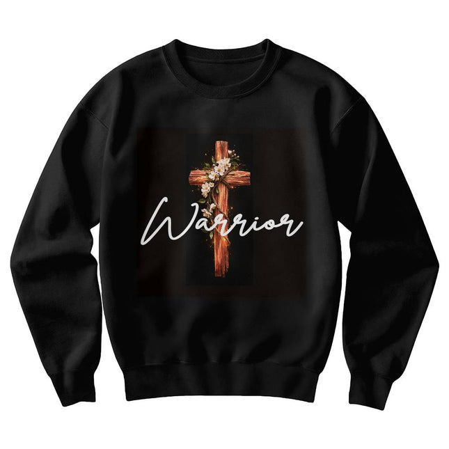 Inspiring Heart Cross Unisex Crewneck Sweatshirt – Christian Gift for Women