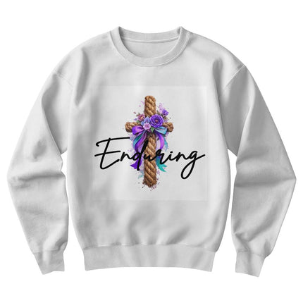 Courageous Crewneck Sweatshirt – Christian Gift for Women