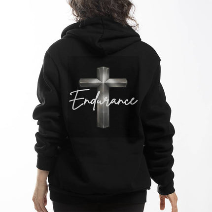 Endurance Cross Pullover Hoodie – Christian Gift for Men
