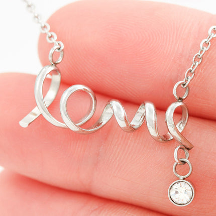 My Dearest Mom | Christian Scripted Love Necklace | Mother's Day Gift for Mom | Faith Gift