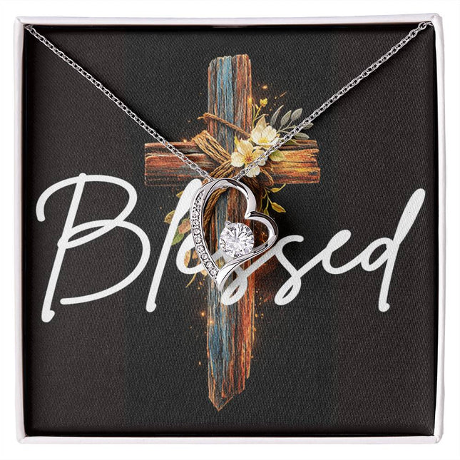 Blessed | Christian Forever Love Necklace | Gift for Her