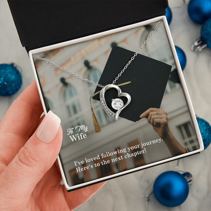 Wife Graduation Forever Love Necklace | Next Chapter Gift