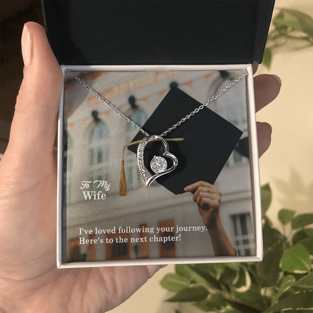 Wife Graduation Forever Love Necklace | Next Chapter Gift