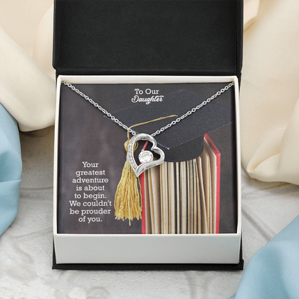 Daughter Graduation Forever Love Necklace | Proud of You Gift