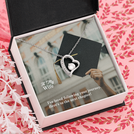 Wife Graduation Forever Love Necklace | Next Chapter Gift