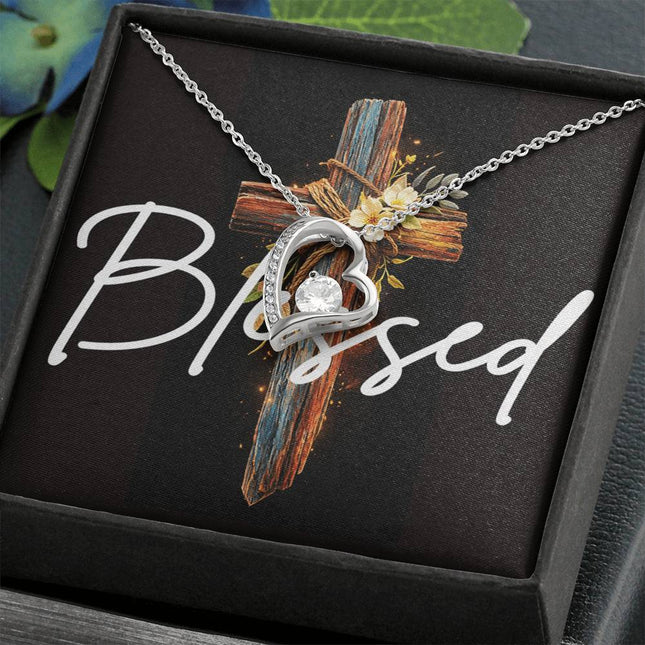 Blessed | Christian Forever Love Necklace | Gift for Her