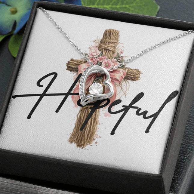 Hopeful | Christian Forever Love Necklace | Gift for Her