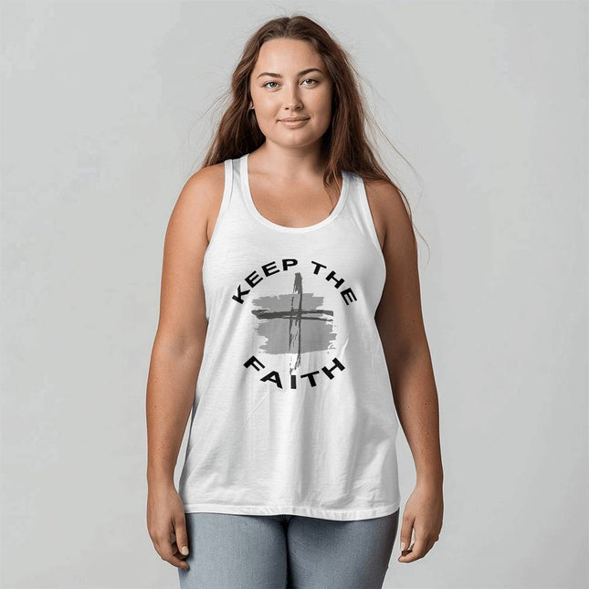 Modern Christian t-shirt with Faith design — "Anchored in faith" — a faith-forward gift for women