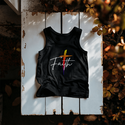 Faith Cross Kids Tank Top | Christian Jersey Tank (Unisex)