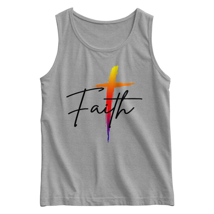 Faith Cross Kids Tank Top | Christian Jersey Tank (Unisex)