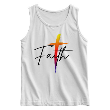 Faith Cross Kids Tank Top | Christian Jersey Tank (Unisex)