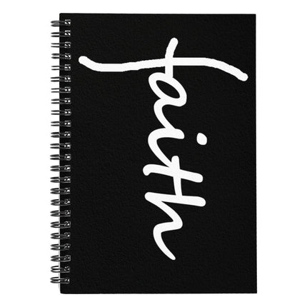 Faith Spiral Notebook | Black Christian Journal for Notes & Prayer