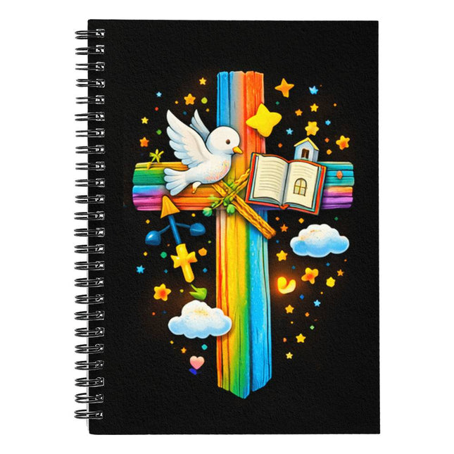 Jesus With the Sheep Spiral Notebook – Christian Gift for Kids