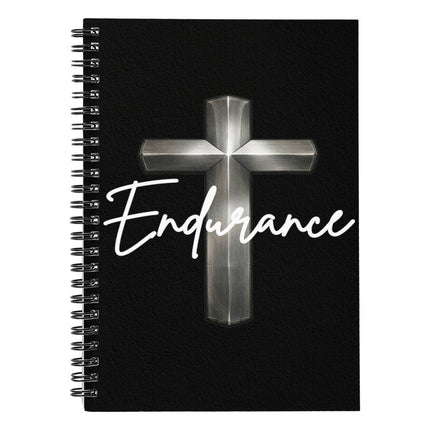 Endurance Cross Spiral Notebook – Christian Gift for Men