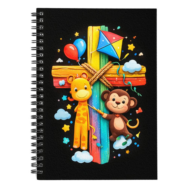 Jesus With the Sheep Spiral Notebook – Christian Gift for Kids
