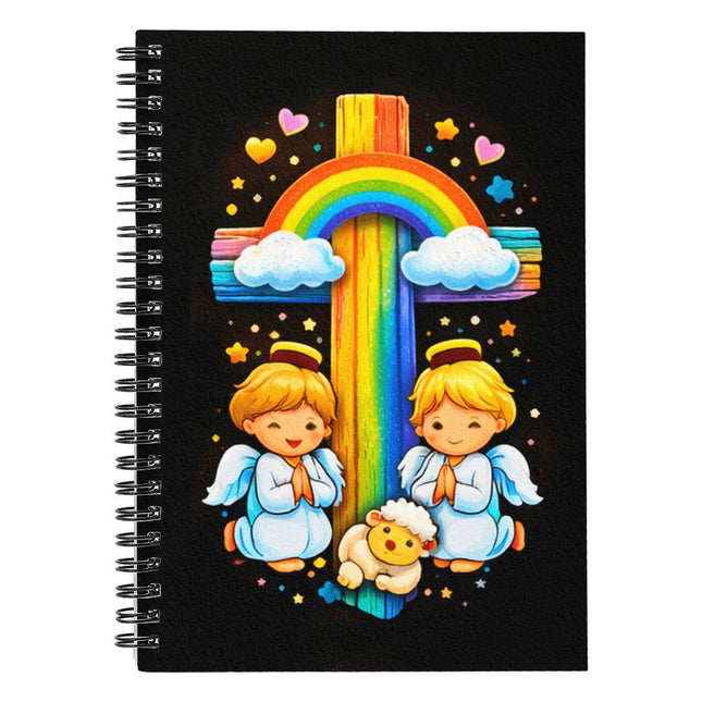 Jesus With the Sheep Spiral Notebook – Christian Gift for Kids