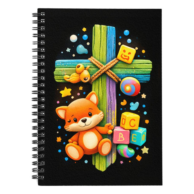Jesus With the Sheep Spiral Notebook – Christian Gift for Kids