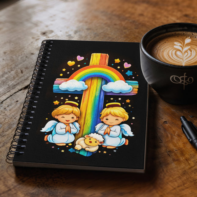 Jesus With the Sheep Spiral Notebook – Christian Gift for Kids