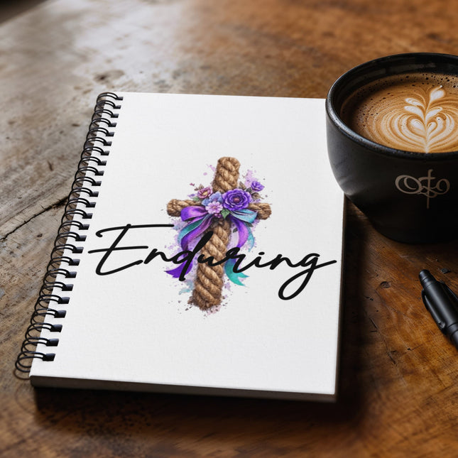 Divine Download Spiral Notebook – Christian Gift for Women