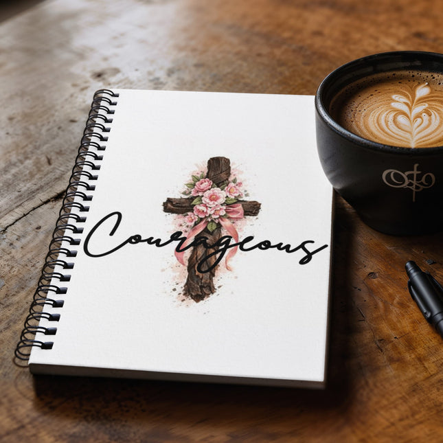 Divine Download Spiral Notebook – Christian Gift for Women