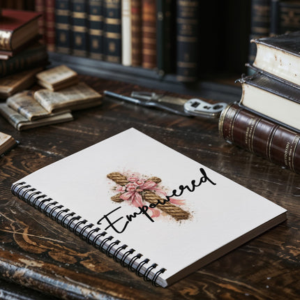 Divine Download Spiral Notebook – Christian Gift for Women