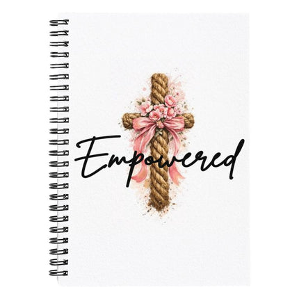 Divine Download Spiral Notebook – Christian Gift for Women