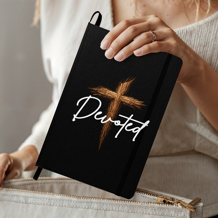 Devoted Cross Journal – Christian Gift for Men