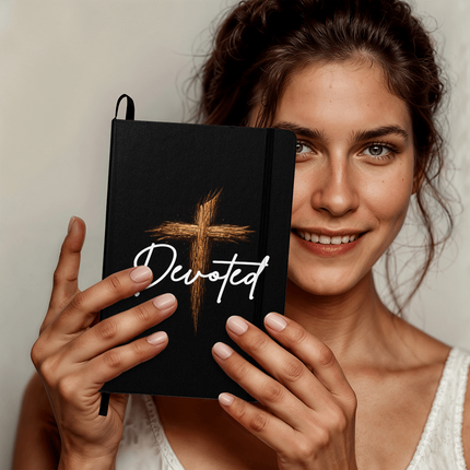 Devoted Cross Journal – Christian Gift for Men