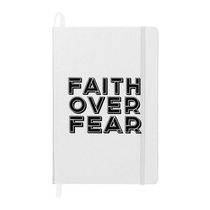 Faith Over Fear Ambassador Bound Journal | White | Christian Notebook