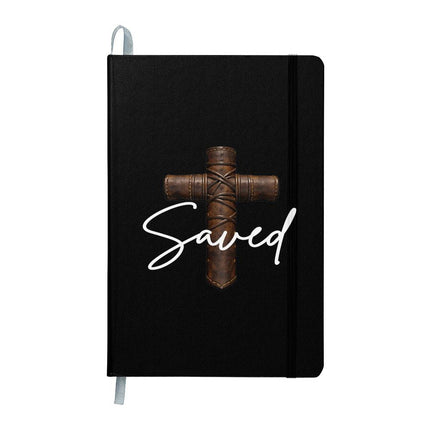 Saved Cross Journal – Christian Gift for Men