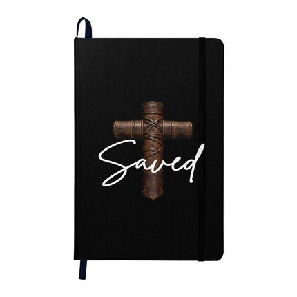 Saved Cross Journal – Christian Gift for Men