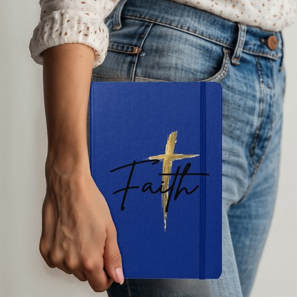 Faith Cross Christian Journal | Hardcover Bound Notebook