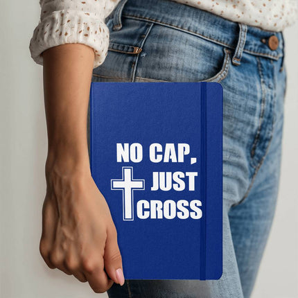 No Cap Just Cross Ambassador Bound Journal | Silver | Christian Notebook