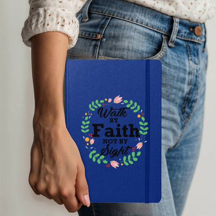 Walk by Faith Not by Sight Ambassador Bound Journal | White | Christian Notebook