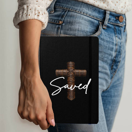 Saved Cross Journal – Christian Gift for Men