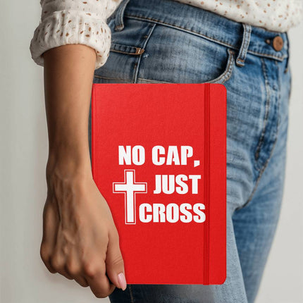 No Cap Just Cross Ambassador Bound Journal | Silver | Christian Notebook