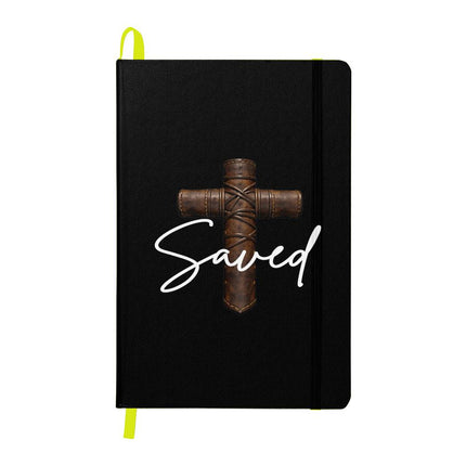 Saved Cross Journal – Christian Gift for Men