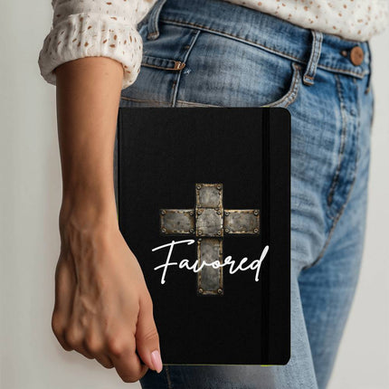 Favored Cross Journal – Christian Gift for Men