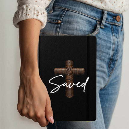 Saved Cross Journal – Christian Gift for Men
