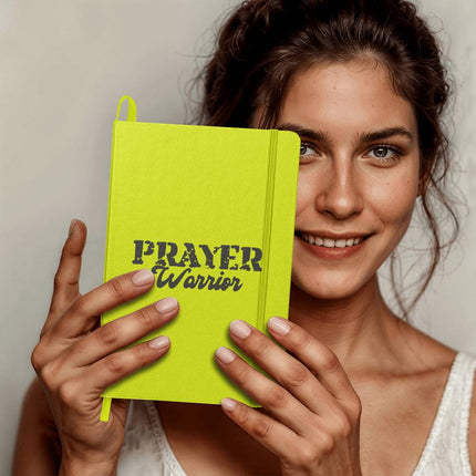 Prayer Warrior Ambassador Bound Journal | White | Christian Notebook